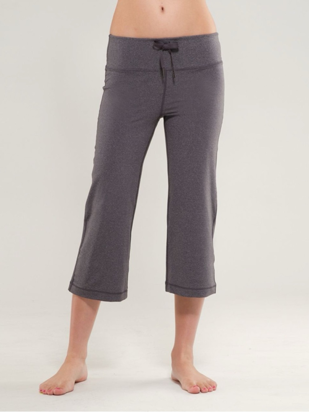 lululemon Athletica Relaxed Fit Crop II Heathered Deep Coal
